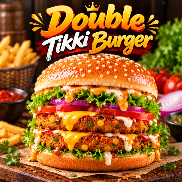 Double Tikki Burger