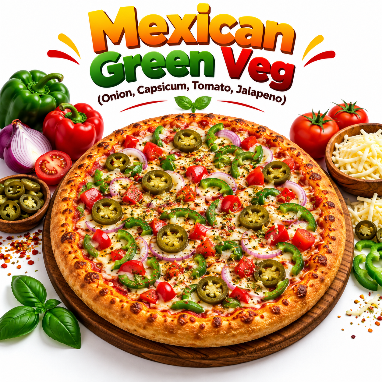 Mexican Green Veg Pizza