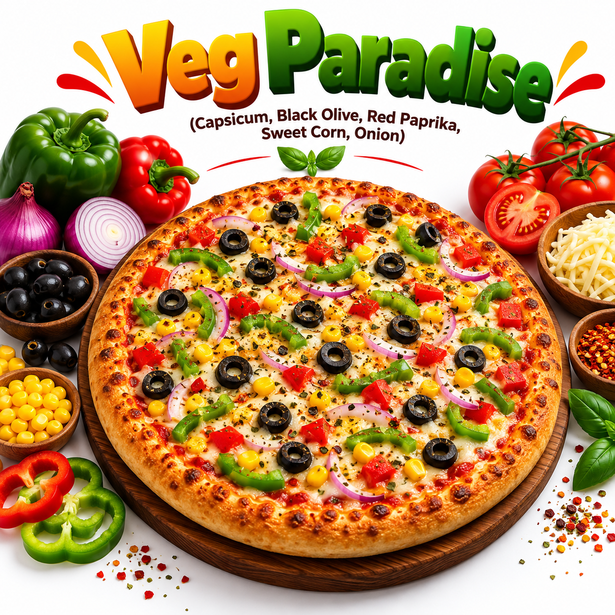 Veg Paradise Pizza