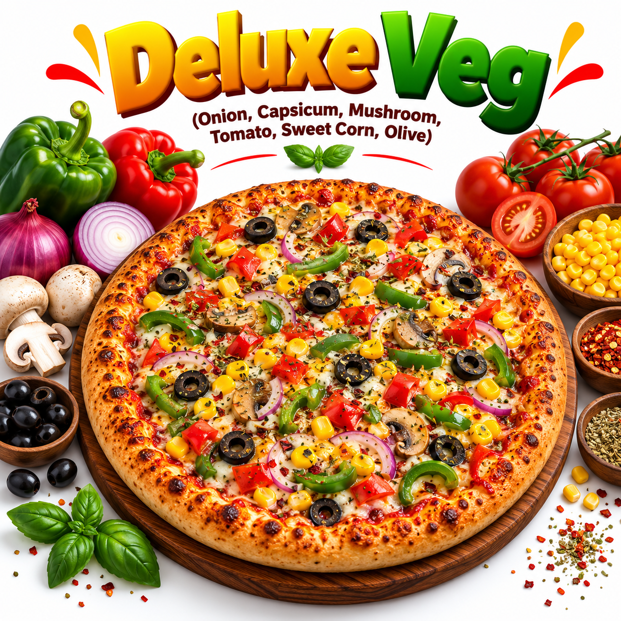 Deluxe Veg Pizza