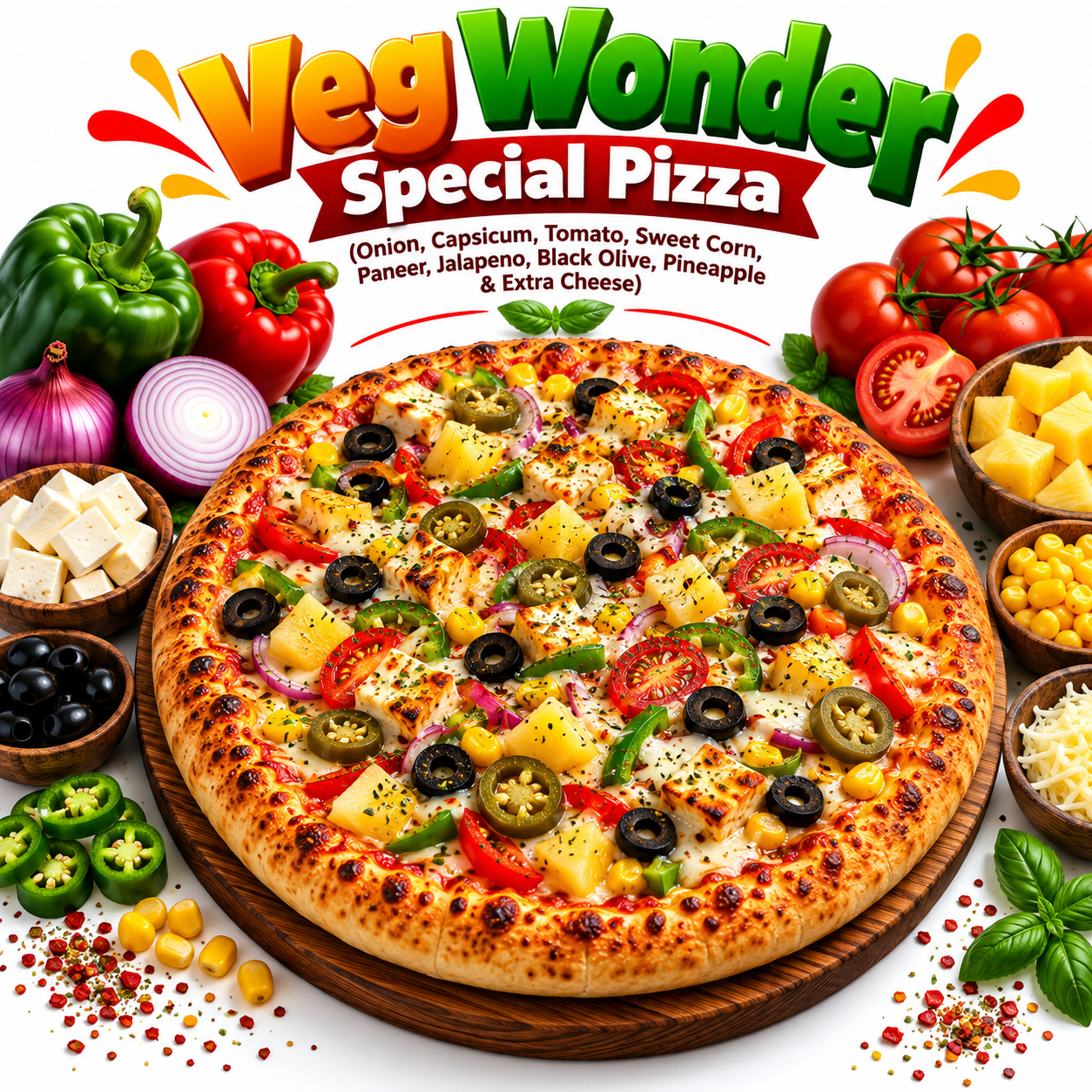 Veg Wonder Special Pizza