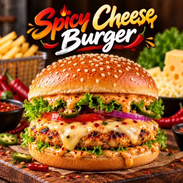 Spicy Cheese Burger