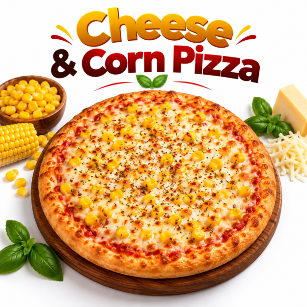 Cheese & Corn Pizza