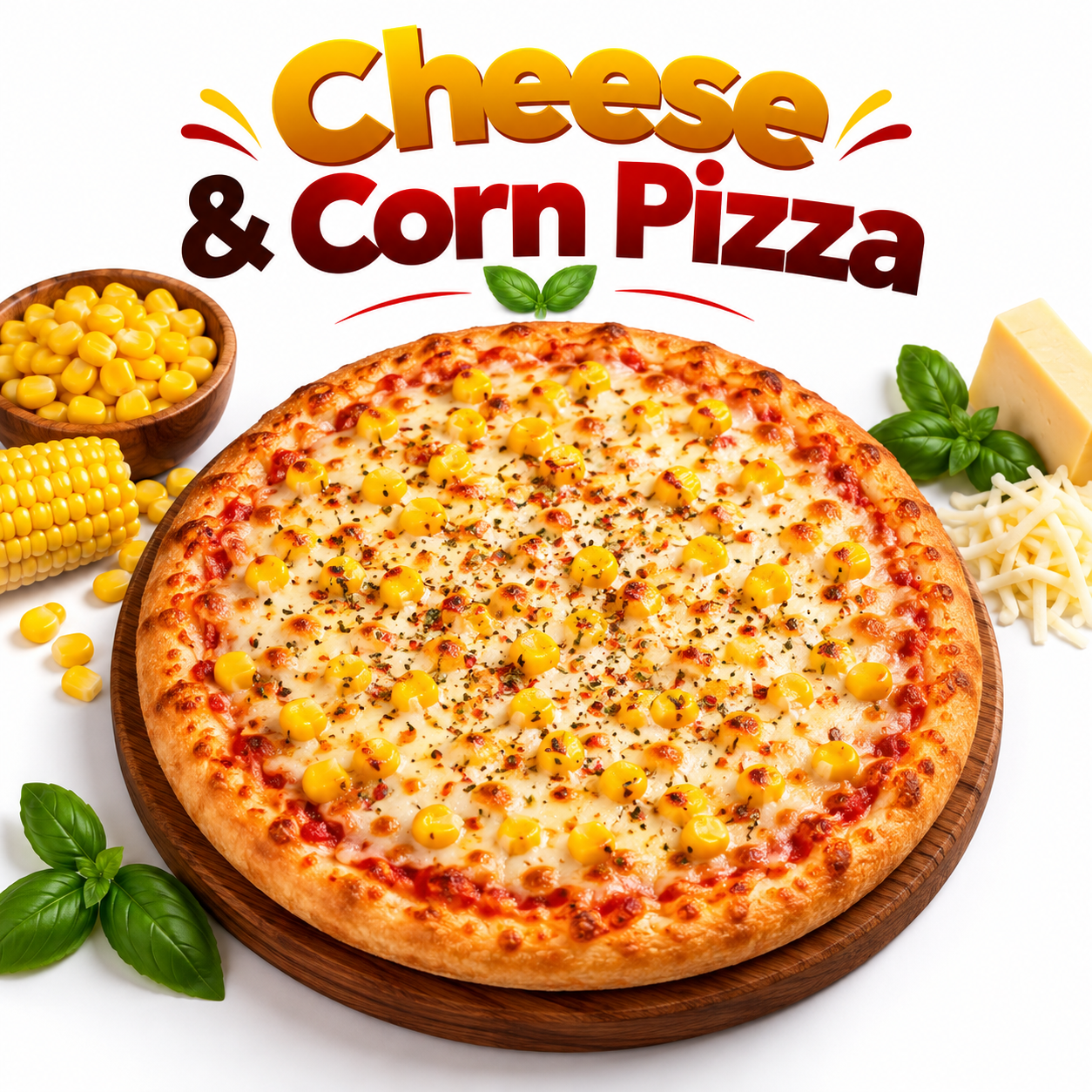 Cheese & Corn Pizza