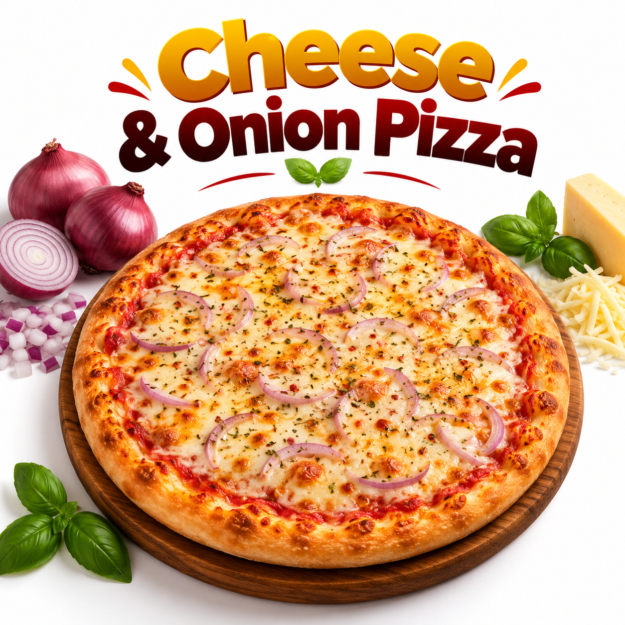 Cheese & Onion Pizza