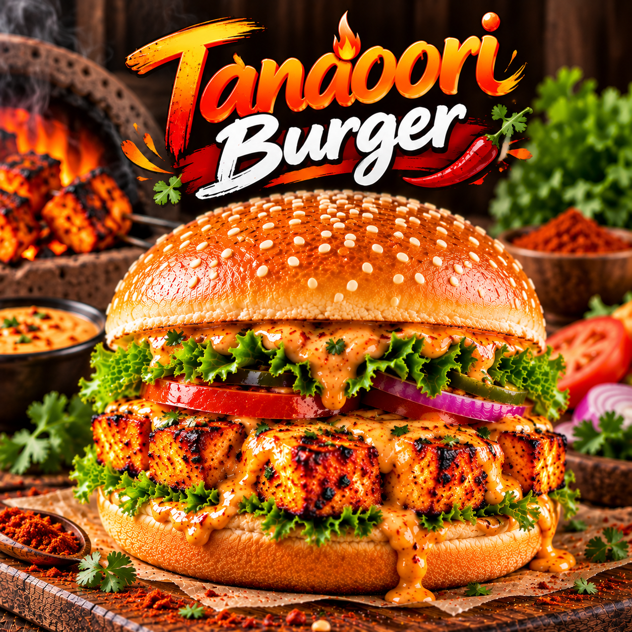 Tandoori Burger